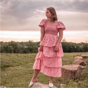 LoveShackFancy for Target Simone Tiered Floral Dress